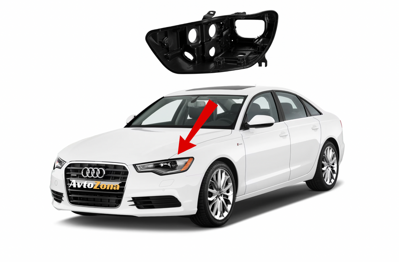 Αριστερό περίβλημα προβολέα xenon του Audi A6 C7 (2011-2015)