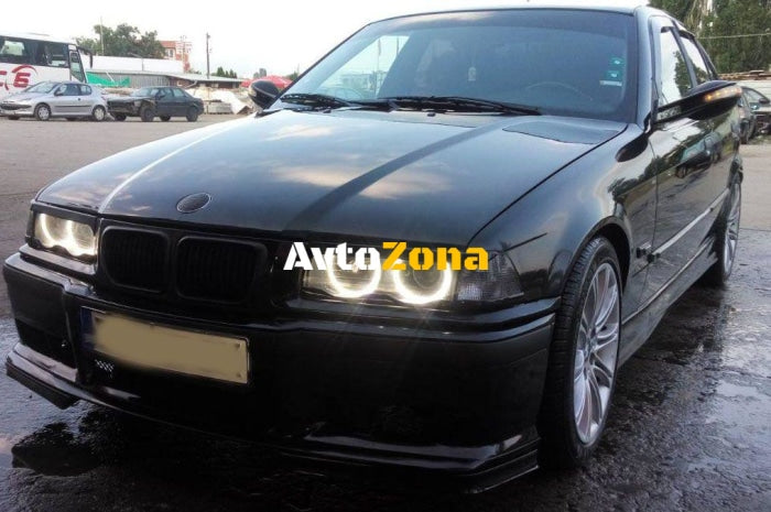 Ангелски Очи диодни за BMW E36 / E38 / E39 с 60 диода - Бял цвят - Avtozona