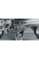 3D Гумени стелки Sahler за Fiat Egea Cross (2021+), 5 части, черни