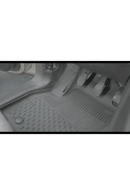 3D Гумени стелки Sahler за Fiat Fiorino (2008+ бензин / 2008–2019 дизел), 5 части, черни