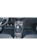 3D Гумени стелки Sahler за Ford Fiesta (2009–2017), 5 части, черни