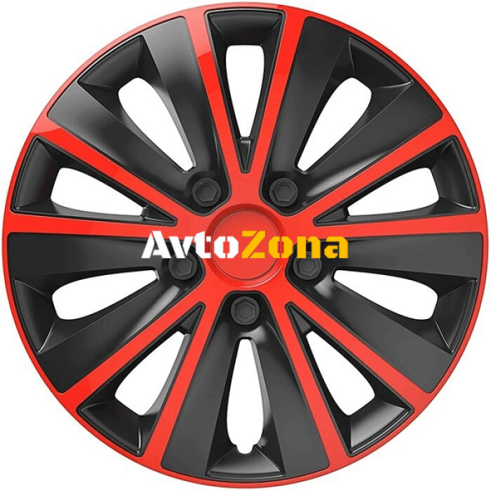 ТАСОВЕ ЗА ДЖАНТИ 13’’ VERSACO RAPID RED / BLACK - 4бр. в к-т - Avtozona