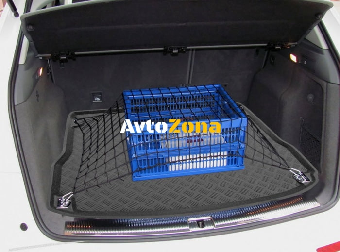 Твърда гумена стелка за багажник за Vw Caddy (2015 + ) 5 seats with net - Avtozona