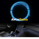 Интериорна LED лента 1 метър - синя - Avtozona