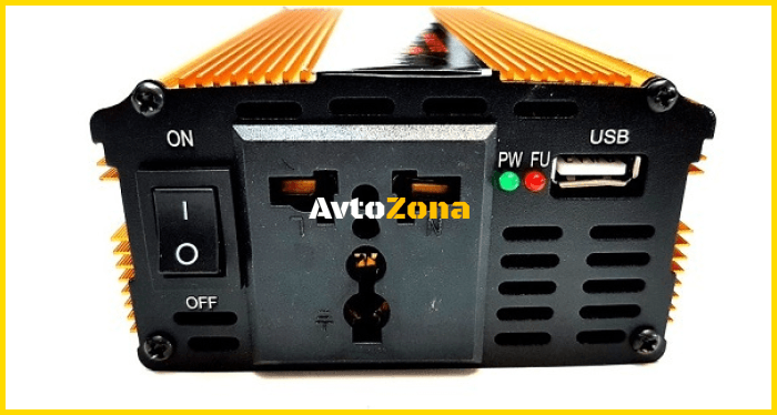 Преобразувател от 12V-220V - 1500W - Avtozona