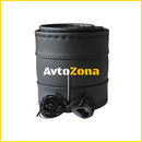 Шиещ се калъф за волан – Черен с перфорирана текстура - Avtozona