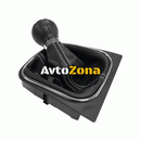 Топка за скоростен лост с маншон подходяща за Golf V/VI (03-12) с 5 скорости - бял конец - Avtozona