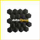 ДЕКОРАТИВНИ КАПАЧКИ ЗА БОЛТОВЕ НА ДЖАНТИТЕ 624 - 19ММ - ЧЕРНИ - Avtozona