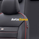 Тапицерия Премиум - Черно/Червено - Avtozona