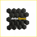 ДЕКОРАТИВНИ КАПАЧКИ ЗА БОЛТОВЕ НА ДЖАНТИТЕ 623 - 17ММ - ЧЕРНИ - Avtozona