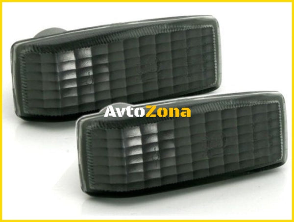 Мигачи за калник за Mercedes W124 / W201 / W202 / SMART - черни - Avtozona