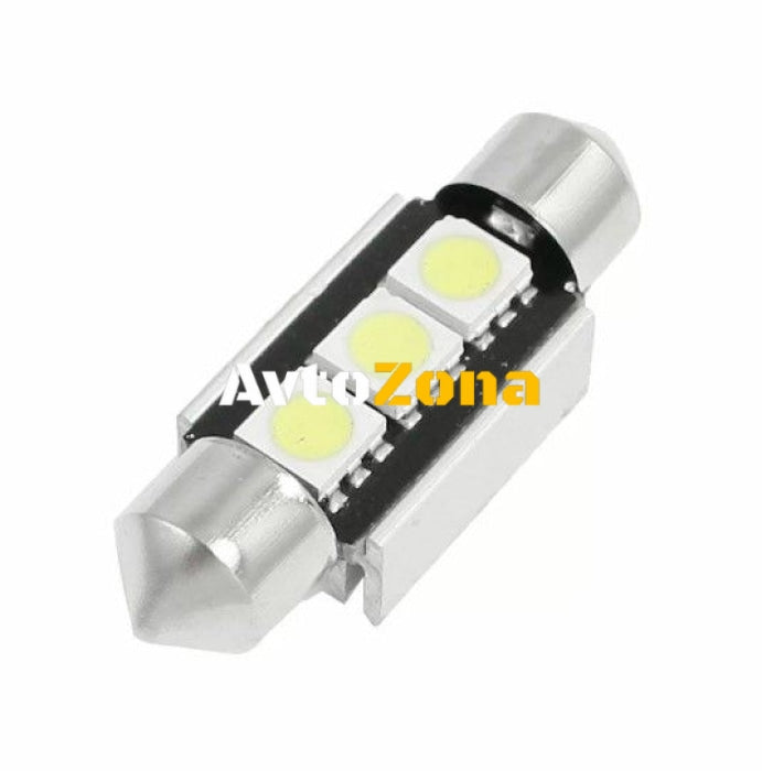 Диодна крушка за плафон 36мм 3smd 5050 - canbus - Avtozona