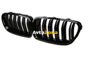 Бъбреци Решетки За БМВ BMW F10 F11 Черен Гланц Лак М5 Тип След 2010 - Avtozona