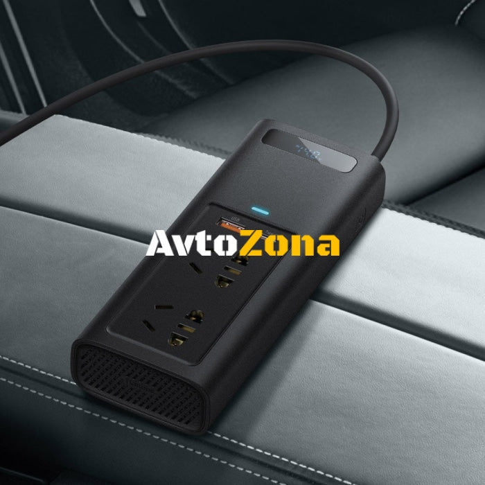 Baseus- Инвертор за кола 150W 220V - Avtozona