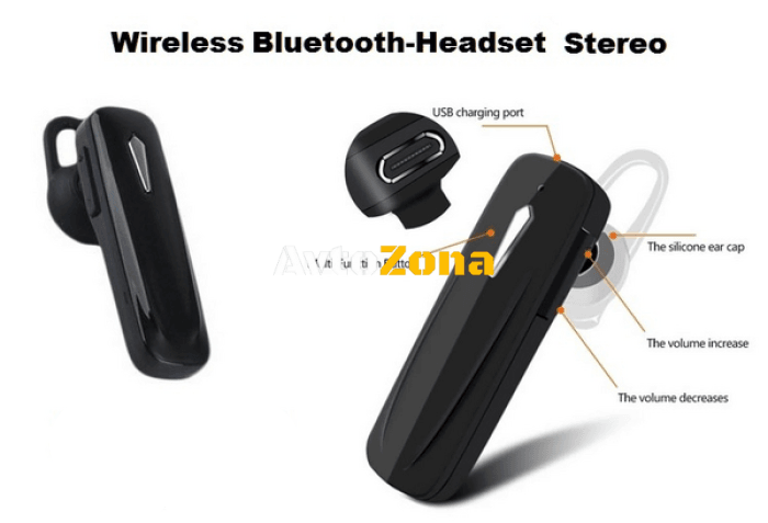 Хендсфри -блутут Черен - Bluetooth -3321 - Avtozona