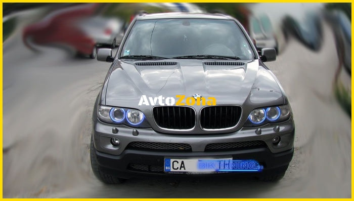 5W Лед крушки за ангелски очи за BMW E39 / E60 / E53 X5 / E65 / E87 / E63 - бял цвят - Avtozona