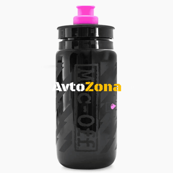 Бутилка за вода Muc-Off x Elite Fly - Black 750 ml - Avtozona