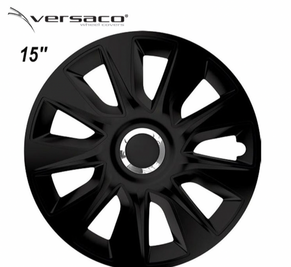 ТАСОВЕ ЗА ДЖАНТИ 15’’ VERSACO STRATOS RC BLACK - 4бр. в к-т - Avtozona