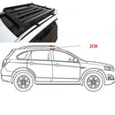 Σχάρα οροφής (140 x 100 cm) - Μαύρο