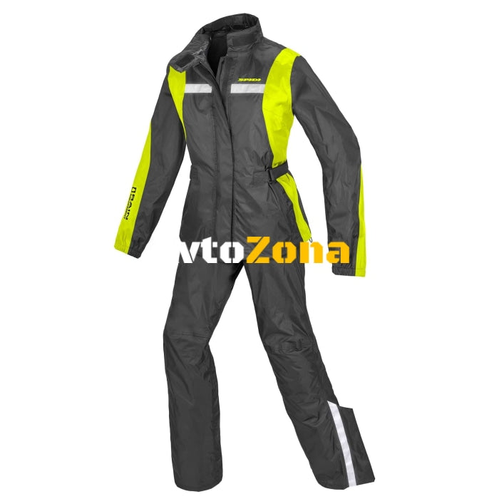 Дамски комплект дъждобран SPIDI TOURING RAIN KIT Yellow fluo - Avtozona