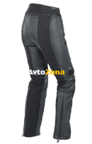 Дамски кожен мото панталон SPIDI TEKER LADY PANT Black - Avtozona