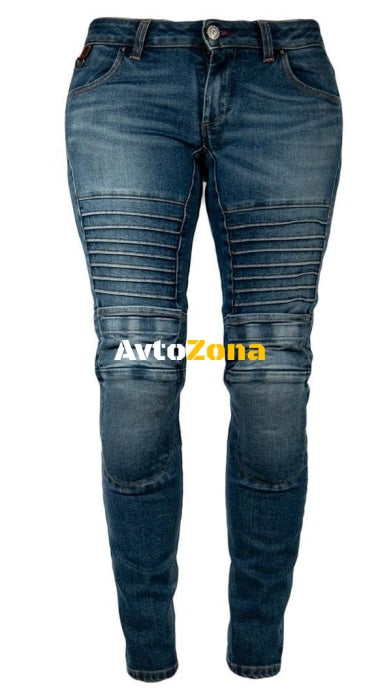 Дамски мото дънки RACERED KEVLAR TUONO BLUE - Avtozona