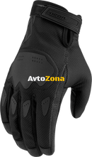 Дамски мото ръкавици ICON HOOLIGAN CE - BLACK - Avtozona