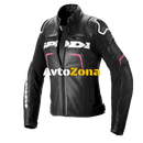 Дамско кожено яке SPIDI Evorider 2 Leather Black/Fuchsia - Avtozona