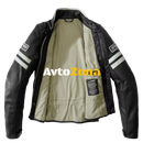 Дамско кожено мото яке SPIDI VINTAGE Ice/Black - Avtozona