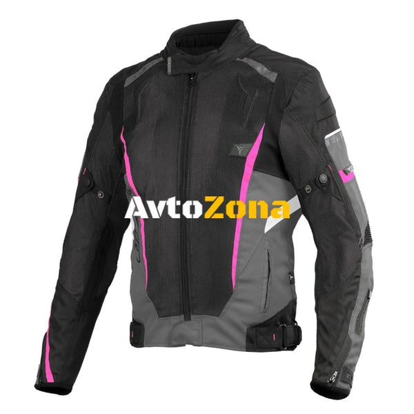 Дамско текстилно яке SECA AIRFLOW II BLACK/FUCHSIA - Avtozona