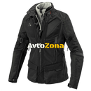 Дамско текстилно яке SPIDI 4 SEASON EVO Dark green/Black - Avtozona