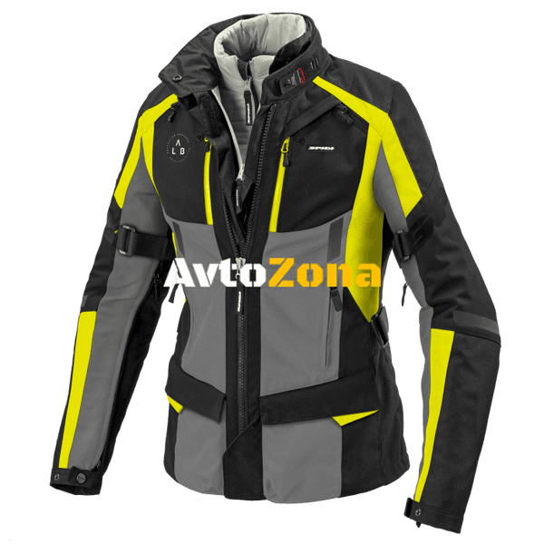 Дамско текстилно яке SPIDI 4 SEASON EVO Yelllow fluo - Avtozona