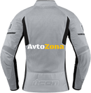 Дамско текстилно мото яке ICON CONTRA2 GREY - Avtozona