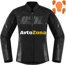 Дамско текстилно мото яке ICON HOOLIGAN BLACK - Avtozona