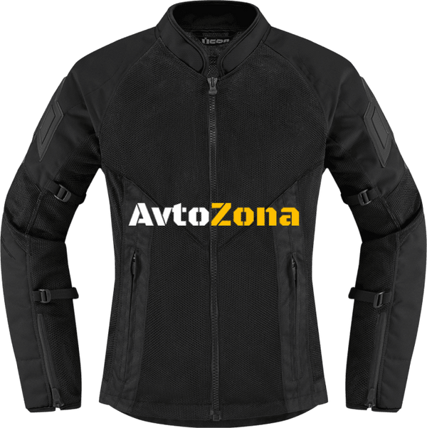 Дамско текстилно мото яке ICON MESH AF STEALTH - Avtozona