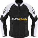 Дамско текстилно мото яке ICON MESH AF WHITE - Avtozona