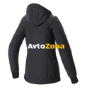 Дамско текстилно мото яке SPIDI HOODIE ARMOR Black - Avtozona
