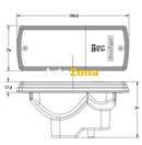 Дясна Предна Светлина Габарит с Мигач За MF Massey Ferguson 240-285 24V с Крушка и Кабел - Avtozona