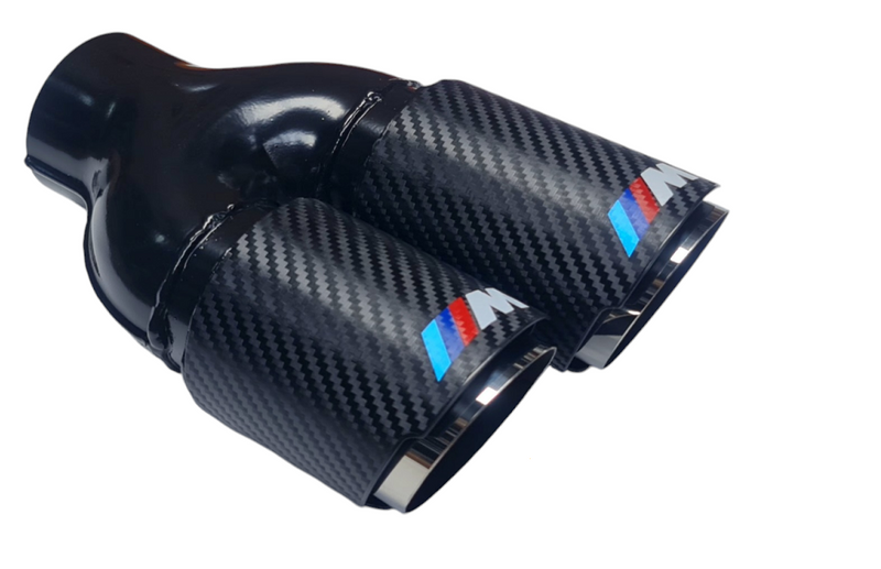 Διπλή απόληξη σιγαστήρα BMW M - Carbon (δεξιά)