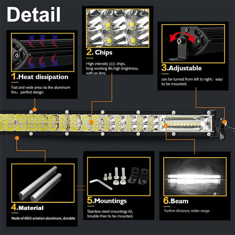 LED БАР 240W - 70 см - Avtozona