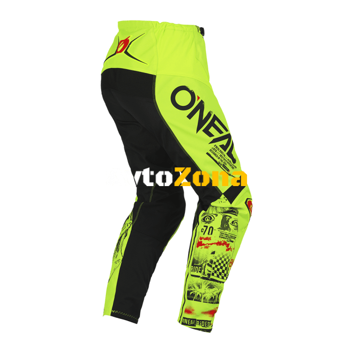 Детски мотокрос брич O’NEAL ELEMENT ATTACK V.23 NEON YELLOW/BLACK - Avtozona