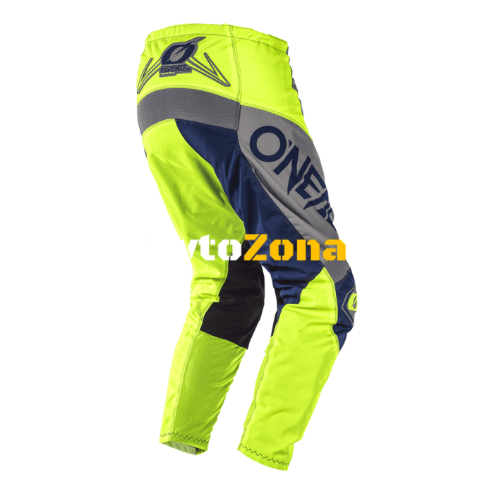 Детски мотокрос брич O’NEAL ELEMENT FACTOR GRAY/BLUE/NEON YELLOW - Avtozona