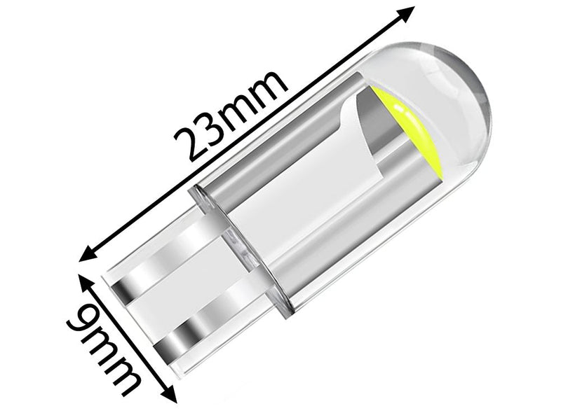 Диодна крушка LED 12V W5W T10 W2.1x9.5d блистер 2 бр. - Avtozona