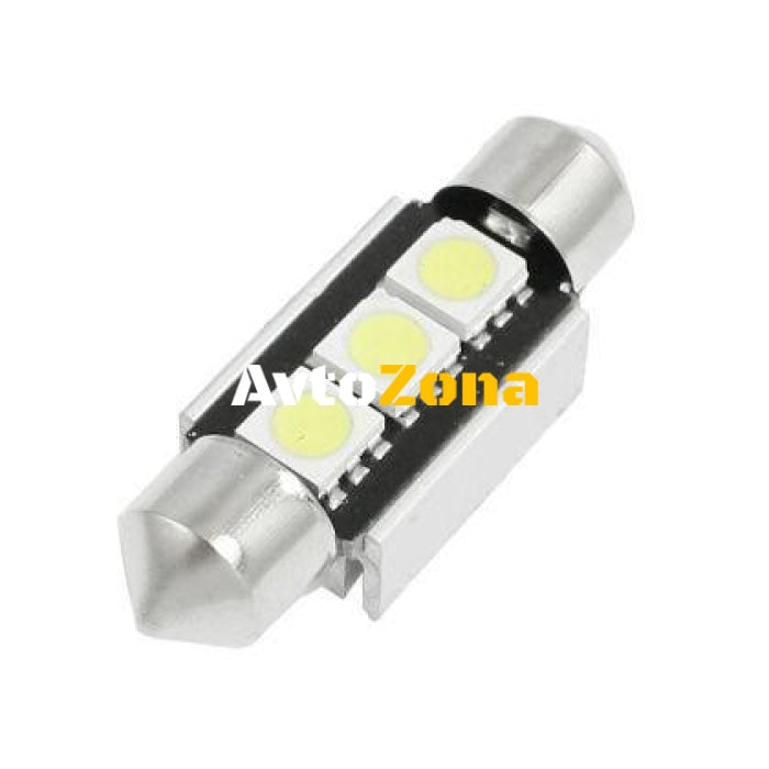 Диодна крушка за плафон 39мм 3smd 5050 - canbus - Avtozona