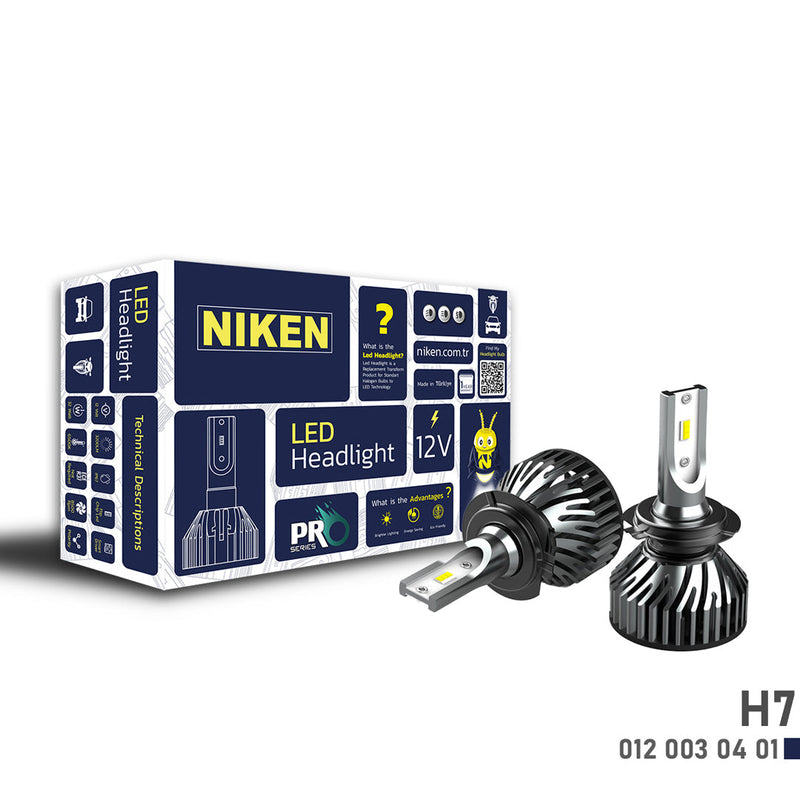 Диодни крушки Niken H7 ПРО - 2 бр./к-т 12V - Avtozona