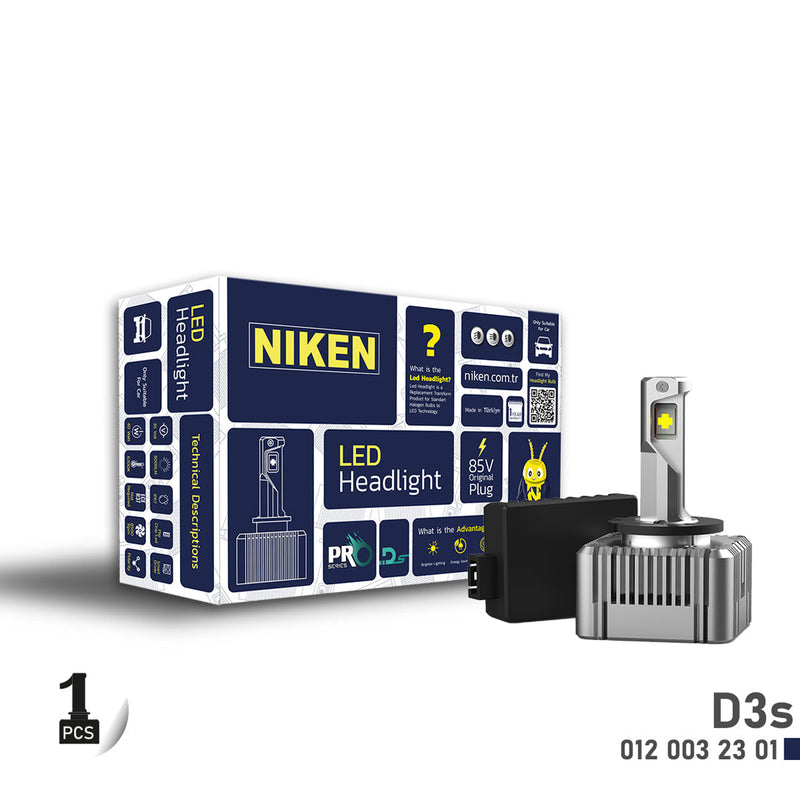 Диодни крушки NIken D3S ПРО - 1 бр. - Avtozona