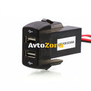 Двоен УСБ USB порт за вграждане за Скания Scania Р R П P Г G - Avtozona