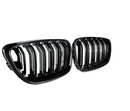 Двойни Бъбреци Решетки За БМВ BMW F22 F23 F24 F27 E87 2012г.-2018г. Черен Гланц Лак - Avtozona