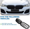 Двойни Бъбреци Решетки За BMW 5 SERIES G30 G31 LCI БМВ 5-та Серия Facelift BMW G30 G31 G38 2020г.-2023г. Черен Гланц Лак - Avtozona
