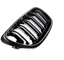Двойни Бъбреци Решетки За БМВ BMW F22 F23 F24 F27 E87 2012г.-2018г. Черен Гланц Лак - Avtozona